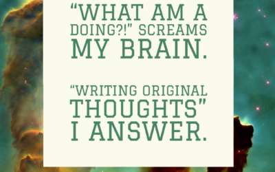 Writing original thoughts