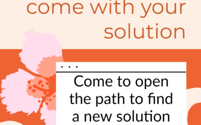 Path to new solutions